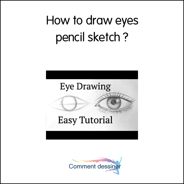 How to draw eyes pencil sketch